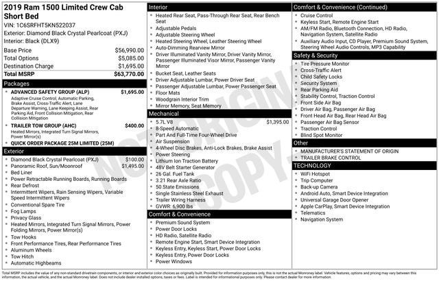 2019 RAM 1500 Limited