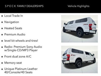 2017 Ford Super Duty F-350 SRW Platinum