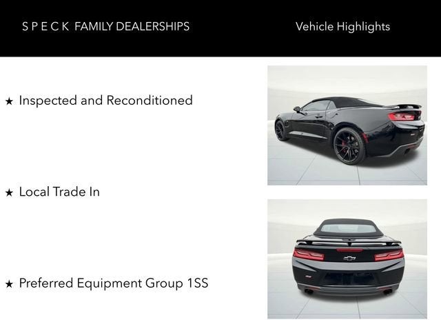 2017 Chevrolet Camaro 1SS