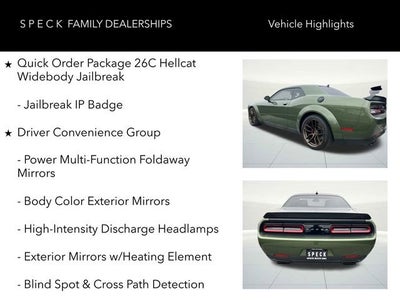 2023 Dodge Challenger SRT Hellcat Widebody Jailbreak