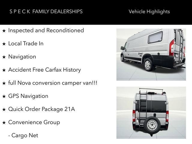 2021 RAM ProMaster Cargo Van 3500 High Roof 159" WB EXT