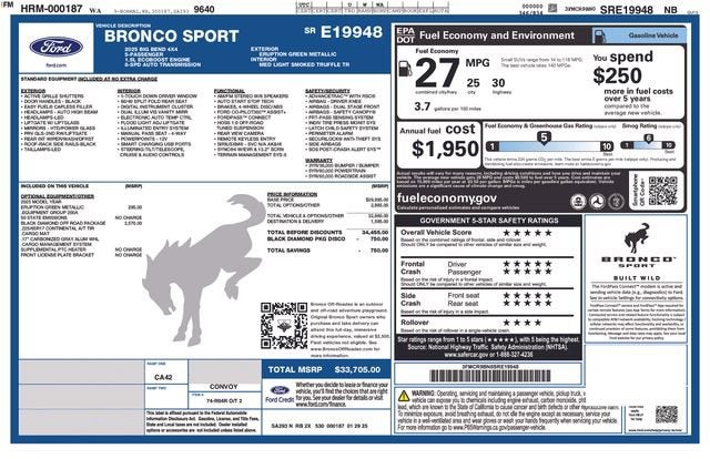 2025 Ford Bronco Sport Big Bend