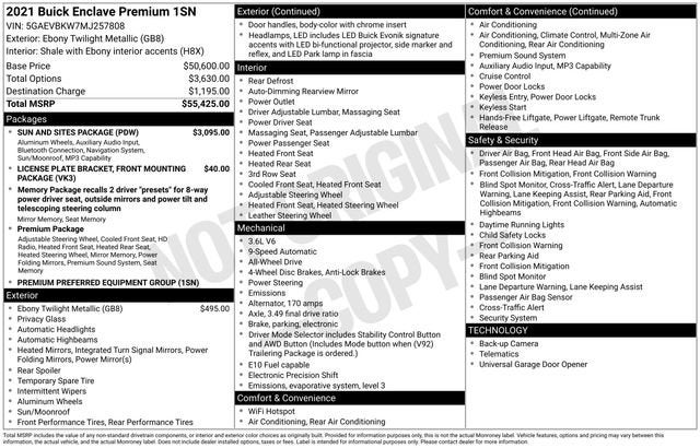 2021 Buick Enclave Premium
