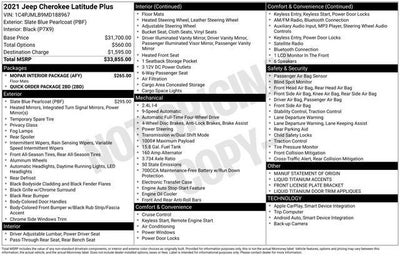 2021 Jeep Cherokee Latitude Plus 4x4