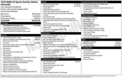 2019 BMW X5 xDrive40i