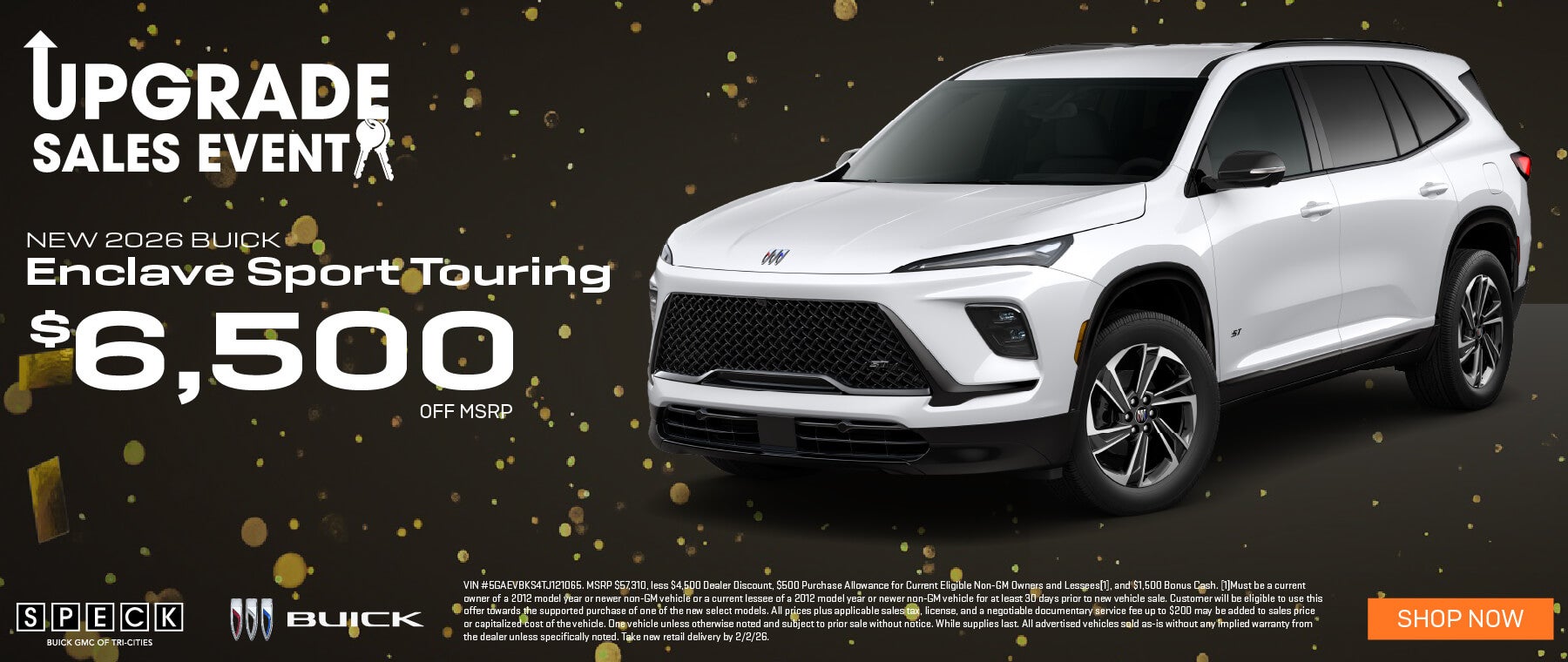 6500 discounts on a new 2026 buick enclave