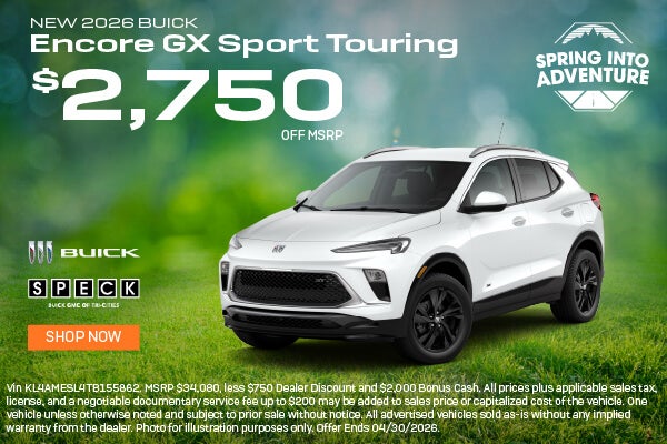 2750 off msrp buick encore gx