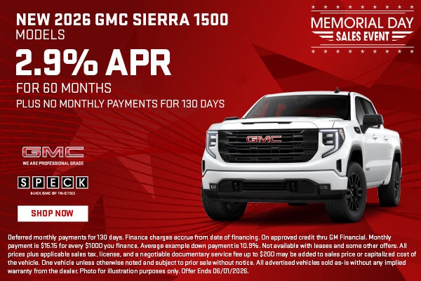 2.9 apr for 60 months sierra 1500