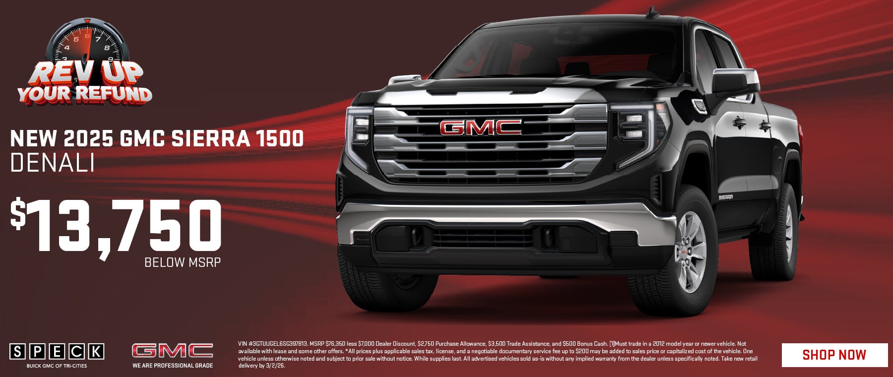 13750 off msrp 25 sierrra 1500