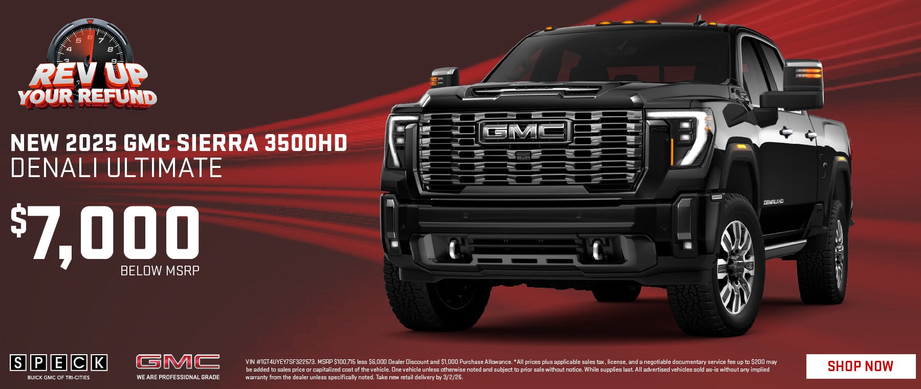 7000 off msrp gmc sierra 3500