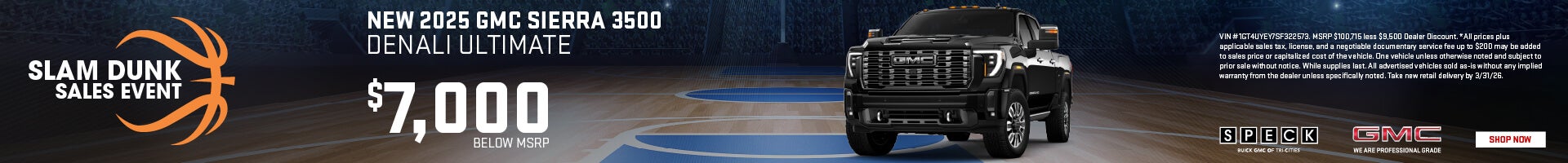 7000 off msrp new sierra 3500