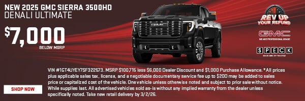 7000 off msrp gmc sierra 3500