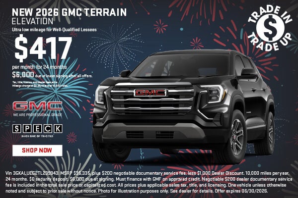 417 per month lease gmc terrain