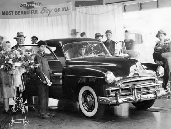 Historic dealership showroom interior