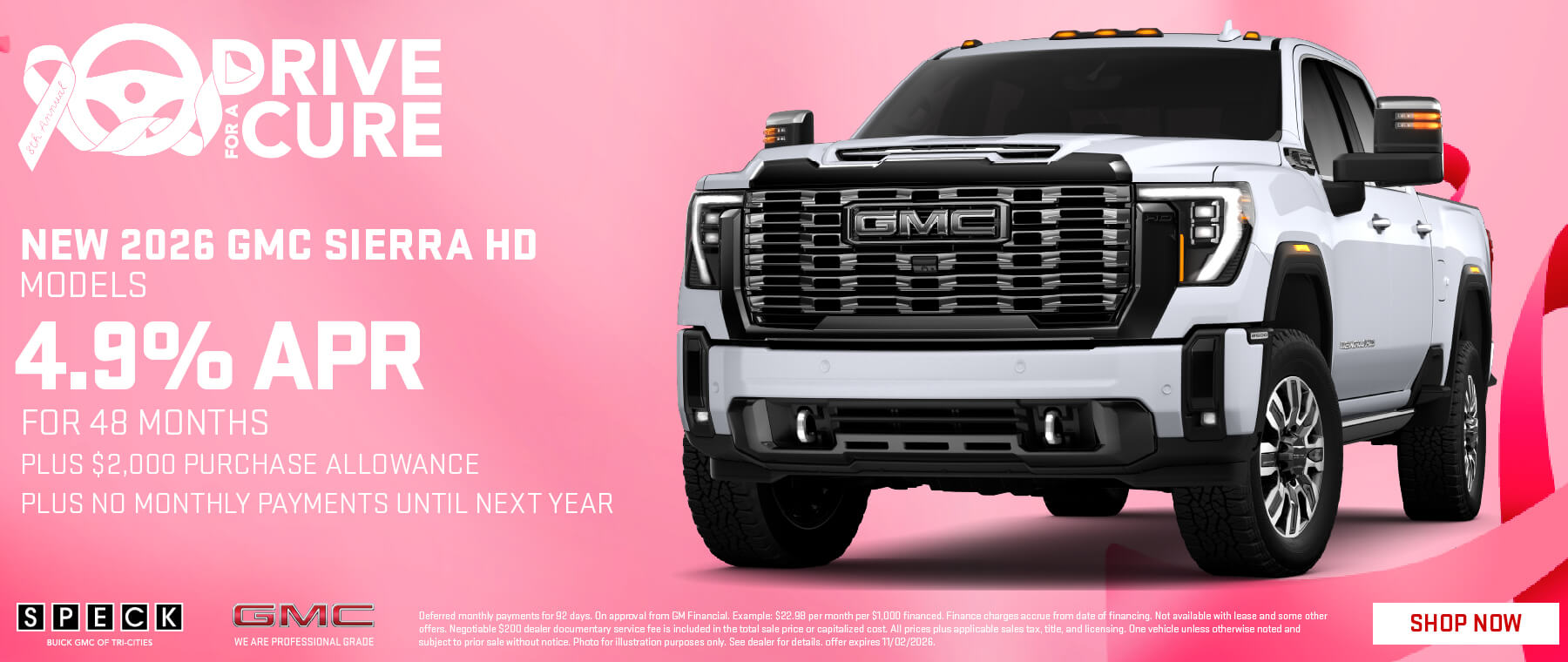 4.9 apr for 48 months gmc sierra hd