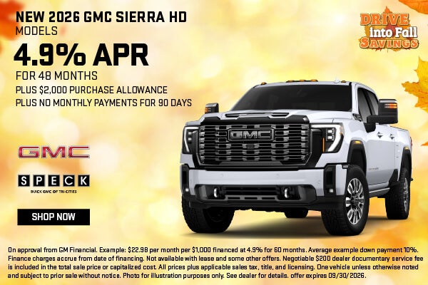 4.9 apr for 48 months gmc sierra hd
