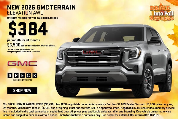 384 per month gmc terrain